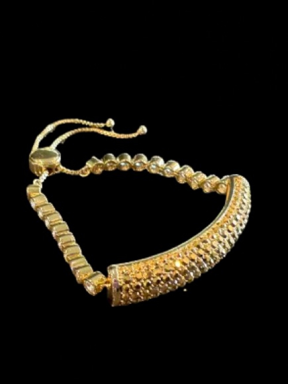 JB Joan Boyce Vintage Gold Tone Bracelet